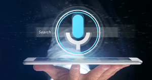 Image of voice search from mobile